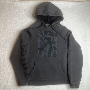 Taylor swift "The eras" tour USA hoodie charcoal sleeve hits S